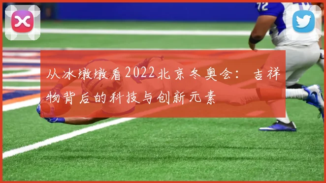 从冰墩墩看2022北京冬奥会：吉祥物背后的科技与创新元素